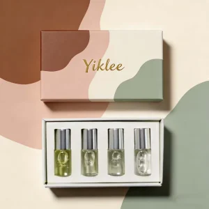 Custom Size 3/5/10ml Perfume Essential Oil Roll On Essential Oil Bottle Discovery Set Magnetic Box Spray Vial Packaging
