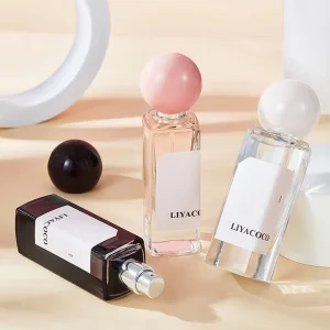 Custom Square 30ML Transparent Perfume Glass Packaging Bottle