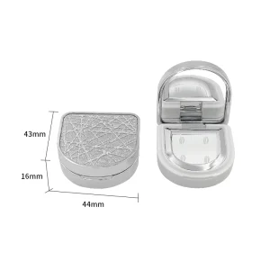 Custom YF Mirror Finish ABS Solid Perfume & Blush Powder Sample Packaging Box Empty Container