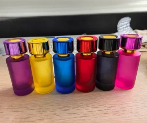 Custom logo 50ml Refillable Glass Fragrance Perfume Spray Mist Bottle