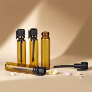 Custom logo Mini Perfume Bottle 1ml2ml Men’s Perfume Container Test Sample Perfume Bottle and Card Box