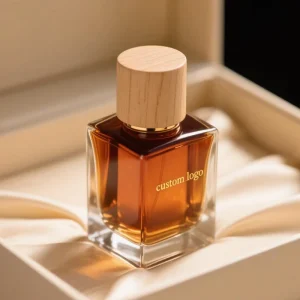 Custom logo ODM OEM Luxury Glass Cosmetic Container Empty Glass Refillable Perfume Bottle with Box