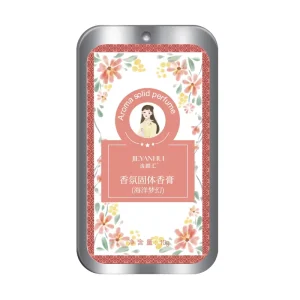 Custom logo Portable Deodorant Mini Solid Perfume Balm Body Fragrance Long Lasting Solid Perfume