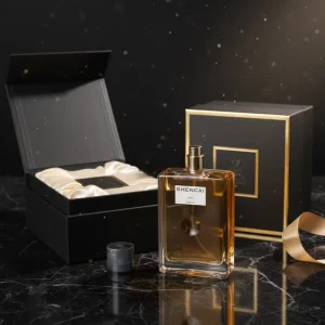 Custom-made 100 ml Square Pump Sprayer Empty Perfume Glass Bottles Transparent Boxed