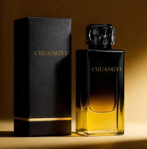 Custom-made Colorful Luxurious Square Transparent Perfume Glass Bottles Boxes 50ml 100ml Fragrance Pump Sprayer