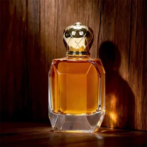 Custom made Luxurious square Transparent Glass Perfume Bottles with Box 100 ml Fragrance Spray Bottles