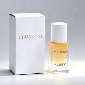 Custom made Luxury 15ml Mini Empty Perfume Bottles with Box Packaging Square Glass Pump Sprayer Bottles