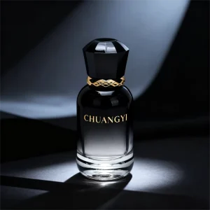 Custom-made Luxury Round Perfume Glass Bottles with Boxes 50ml 100ml Essential Oil Pump Sprayers