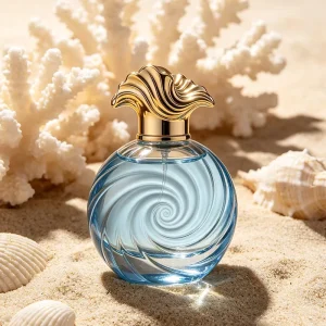 Customizable 100ml Luxury Perfume Glass Spray Bottle with Pump Sprayer Gold Cap Unique Design 50ml Parfum Packaging Bottle