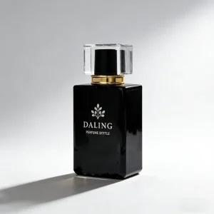 Customize Design Perfume Bottle 50 ml Glass Luxury Hand Polished Perfume Bottle With Box