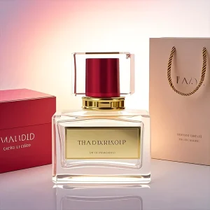 Customize Mold Rectangular Perfume Spray Glass Bottles 30ml Unisex Empty Perfume Spray Glass Bottle with Zamac Cap