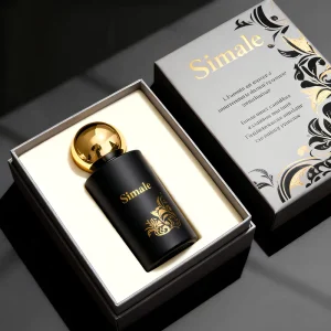 Customize Own Brand Perfume Gift Sets 50ml Black Matte Luxury Refillable Perfumes Original Perfume Bottle with Box for Men