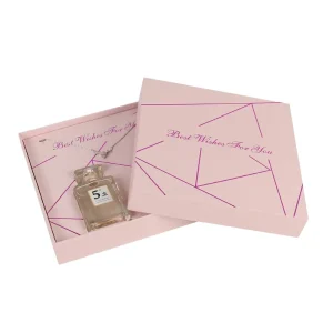 Customized 50ml 100ml Pink Empty Perfume Box Set Gift Box Luxury Perfume Bottle with Box
