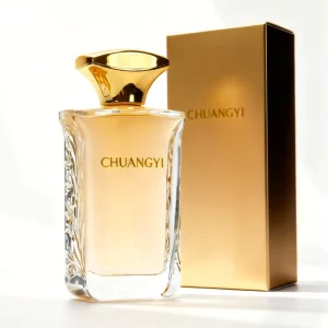 Customized Batch Square-Shaped 100ml Perfume Glass Pump Sprayer Spray Packaging Box High Quality Unique-Shaped Perfume Bottle