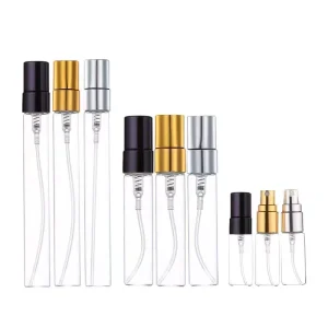 Customized Color Travel Size Perfume Glass Bottles Screen Printing Travel Perfume Spray Bottle Tester