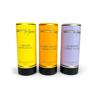 Customized Natural Biodegradable Skin Care Essential Oil Paper Tube Packaging with EVA Inner Holder
