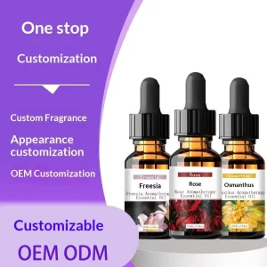 Customized Organic 10ml Aromatherapy Perfume Aroma Oil Organic Fragrance Scent Blends Water Soluble Aromatherapy Essential Oil