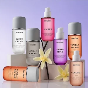 Customized Premium Unisex Organic Vegan Moisturizer Scented Body Fragrance Mist Perfume Set Eco-Friendly