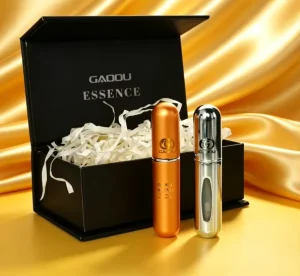 Customized Printing Mini 5ML8ML Refillable Perfume Bottle with Window Screen Printing Travel Spray Portable Dispenser Bottle