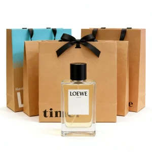 Customized Product Paper Bags Packaging Art Paper Bag for Perfume With Your Own Logo for Small Business Shopping Bags With Logo