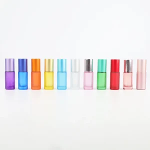 Customized Roll on Perfume Bottle 10ml Mini Bottle 5ml Roll on Color Fragrance Oil Roll on Bottle