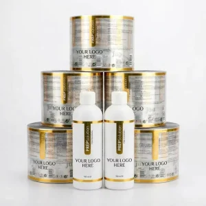 Customized Waterproof Hair Oil Bottles With Custom Label Adhesive Bopp Private Logo Printed Labels for Hair Oil Bottles