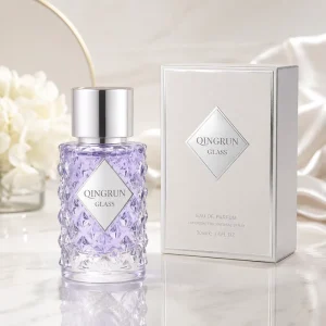 Cylinder Parfum Botol 30ml Heavy Base Glass Perfume Bottle 50ml 100ml Empty Glass Fragrance Parfum Spray Bottle With Silver Cap