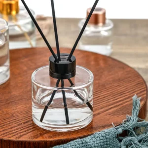 Cylinder Shape 100 ml Reed Diffuser Bottle Glass Empty Reed Diffuser Bottle for Home Decoration