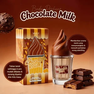Delicious Foodie Scent 100ml Chocolate Milk Cocoa Butter Sweet Creamy Taste 6H Long Lasting Stay Fragrance EDP Ice Cream Perfume