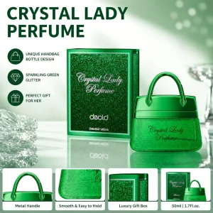 Deold Crystal Lady Handbag Perfume 50ml Floral Scent Bergamot Lychee Rose Long Lasting Women Fragrance