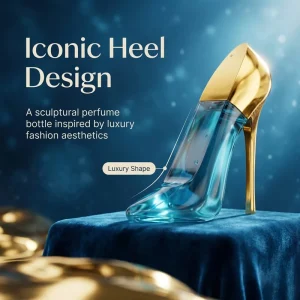 Deold Enchanted Ocean OEM Custom Logo Oem Perfume 50ml High Heel Floral Women Perfume
