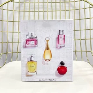 Di Castle Perfume Small Five Piece Set Perfume Gift Set for Her Goddess Gift Refreshing and Surprising Holiday Set