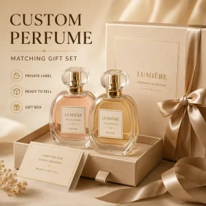 Double Bottle Eco Friendly Natural Perfume Gift Set Custom Fragrance Private Label Eau De Parfum OEM Low MOQ Luxury Cologne Men