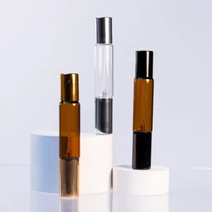 Dual Ends Glass Roll on Bottle Essential Oil Bottle 10ml Double Ends Perfume Roll on Bottle 10 ml