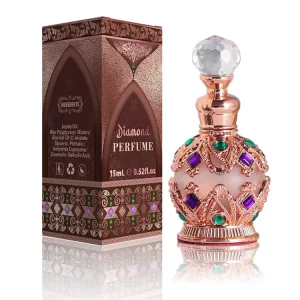 Dubai Arabian Parfum 15ml Liquid Women’s Floral Scent Spray with Long Lasting Fragrance Portable Regular Size for Daily Home Use
