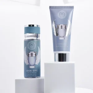 Dubai Perfume Set for Men Long Lasting Scent with High Quality Body Lotion Charming Fragrance Perfume