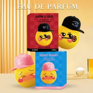 Eau De Toilette 100ml Cute Hat Show U Love and Fruity Scent Long Lasting Perfume for Women and Girls