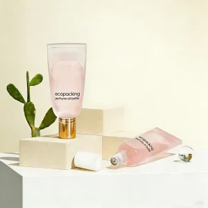 Eco Friendly 10ml Glass Roll-On Bottle Empty Cosmetic Essential Oil Perfume & Eye Drop Bottle with Roller for Matte Engraving