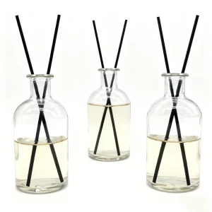 Eco-Friendly 250ml Customizable Glass Aromatherapy Diffuser Bottle Cosmetic Container for Essential Oil