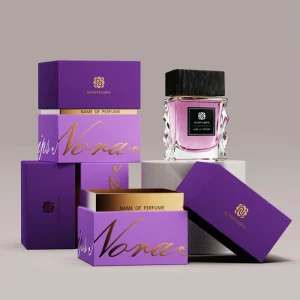 Eco Friendly Custom Cardboard Square Perfume Gift Box Magnetic Closure Personalized Luxury Printed Packaging for Retail Brand