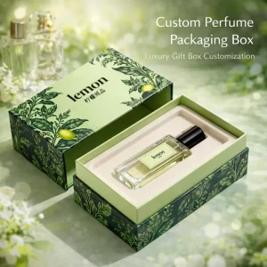 Eco-Friendly Perfume Packaging Box Custom Rigid Lid/Base Closure Matt Lamination EVA Insert Hot Embossing