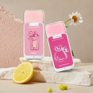 Eco High Quality Luxury Designer Custom Logo Portable Pocket Woman Long Lasting Fragrances Solid Perfume Cream