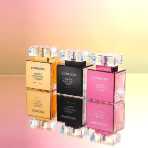 Eco-friendly Modern 24K Gold Perfume Gift Set Men’s Black Women’s Pink Gold Natural Fresh Long-Lasting 10ml for Any