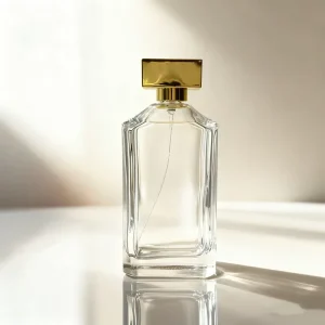 Elegant 50ml Clear Glass Perfume Bottles Mist Atomizer Pump Sprayer Portable Refillable Aromatherapy Reed Skin Care Serum
