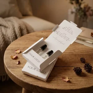Elegant High end Rigid Cardboard Private Label Perfume Box for Luxury Scents Matt Lamination Finish