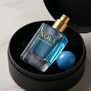 Elegant Perfume Bottles Travel Size Perfume Bottle Gradient Mini 30 ML Empty Perfume Bottle with Customized Box Packaging