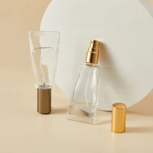 Empty 10 Ml 1 3 Oz Clear Essential Oil Deodorant Beads Metal Roller Perfume Roll on Glass Bottle Toothpaste Tube with Sprayer