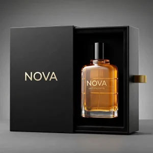 Empty 100ml Perfume Bottle Glass Matte Flat Shape Spray Fragrance Atomizer Thick Base Luxury Cosmetic Packaging with Carton