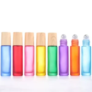 Empty 10ml Perfume Roll on Glass Bottle for Essential Oil