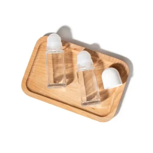 Empty 30ml 50ml Glass Roll on Essential Oil Bottles with Roller for Cosmetics Packaging